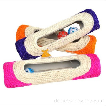 Sisal -Roller mit drei Plastikkugeln Katzenspielzeug